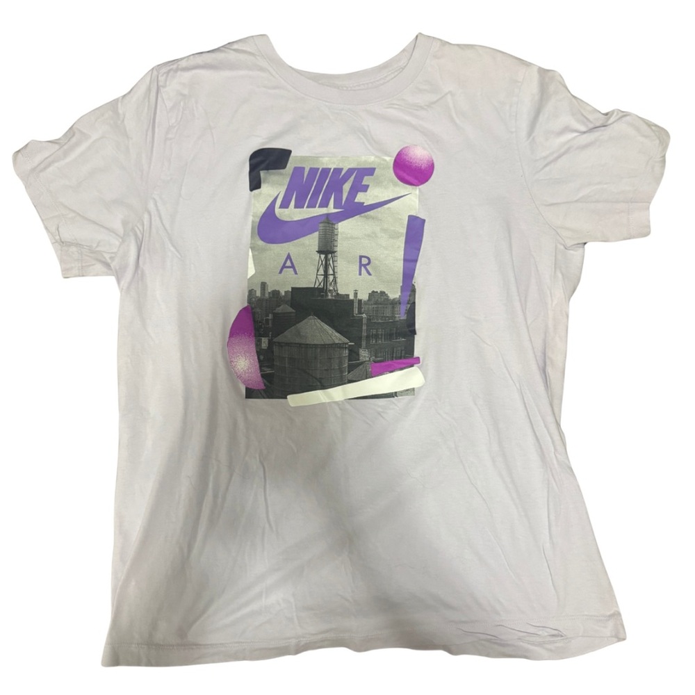 Nike Light Purple Tee with Purple and Black Graphic